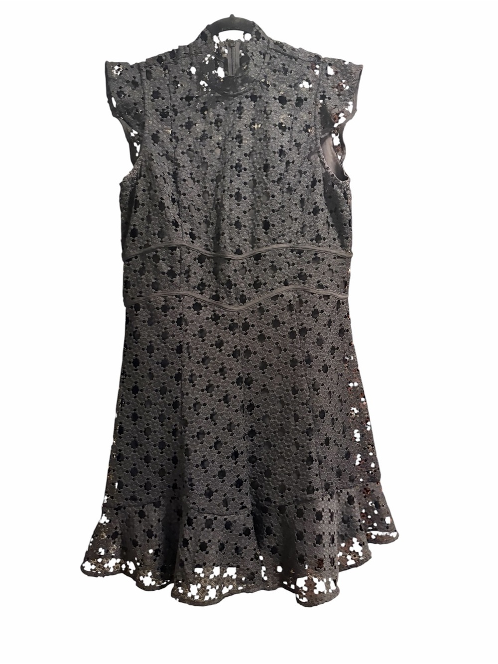 Bardot Black Lace Fit & Flare Dress